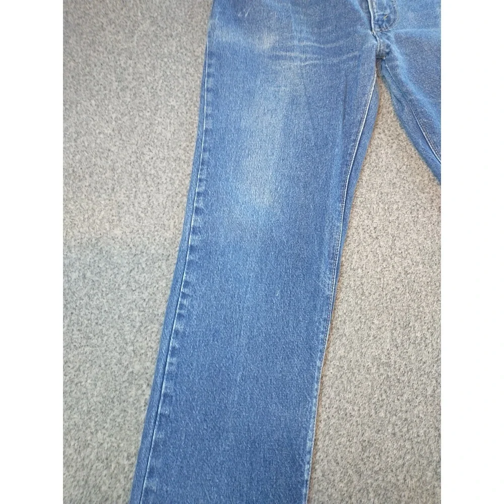 Vintage Levis Mens Medium Wash Straight Leg Denim Jeans Blue W34 L30